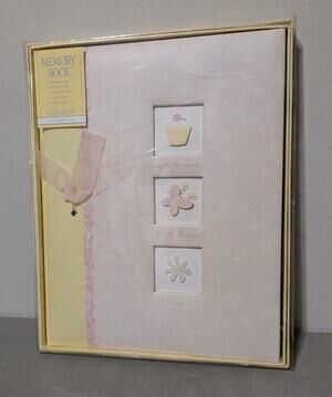 2007 Baby Girl Memory Photo Book Sugar & Spice By C.R. Gibson Pink New With Box